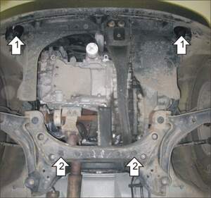 Защита MOTODOR двигателя, КПП Mercury Mariner 2007-2009 Внедорожник