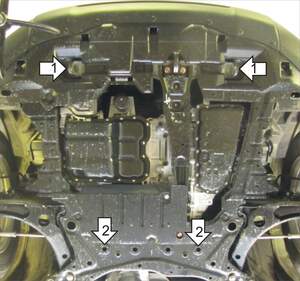 Защита MOTODOR двигателя, КПП Mitsubishi ASX  2010-н.в. Внедорожник