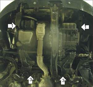 Защита MOTODOR двигателя, КПП Mitsubishi Galant VIII 1996-2004 Седан, универсал Защита MOTODOR двигателя, КПП Mitsubishi Galant VIII 1996-2004 Седан, универсал