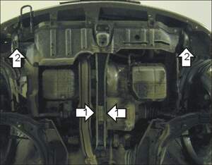 Защита MOTODOR двигателя, КПП Nissan Micra  1992-2003 Хэтчбек