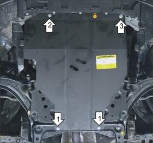Защита MOTODOR двигателя, КПП Nissan NV200 2010- фургон