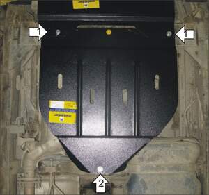 Защита MOTODOR разд.коробки Nissan Pathfinder  2005-2014 Внедорожник