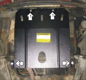 Защита MOTODOR двигателя, КПП Opel Calibra  1990-1997 купе