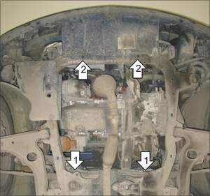 Защита MOTODOR двигателя, КПП Opel Zafira  2005-2011 Вэн