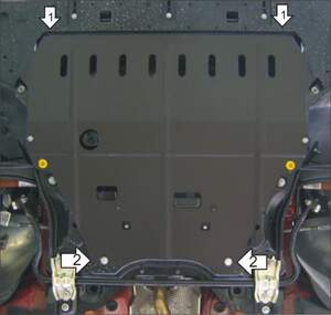 Защита MOTODOR двигателя, КПП Peugeot 3008 2009-2018 Вэн