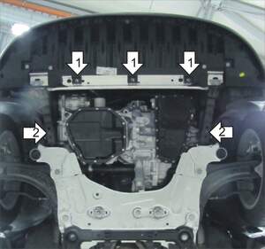 Защита MOTODOR двигателя, КПП Renault Megane III 2008-2018 Седан, купе, универсал, хэтчбек Защита MOTODOR двигателя, КПП Renault Megane III 2008-2018 Седан, купе, универсал, хэтчбек