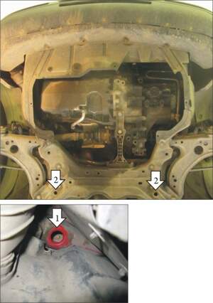 Защита MOTODOR двигателя, КПП SEAT Leon  1999-2005 Хэтчбек