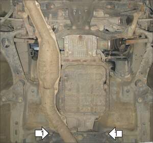 Защита MOTODOR КПП Subaru Legacy  2006-2009 универсал, Седан