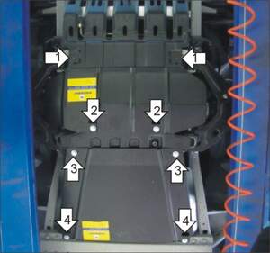 Защита MOTODOR двигателя, КПП Tagaz Tager 2008-2014 Внедорожник
