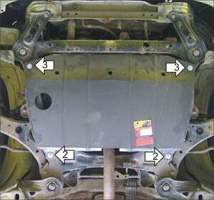 Защита MOTODOR двигателя, КПП Toyota Camry  2001-2006 Седан