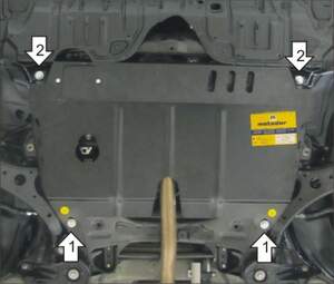 Защита MOTODOR двигателя, КПП Toyota Camry  2011-2014 Седан