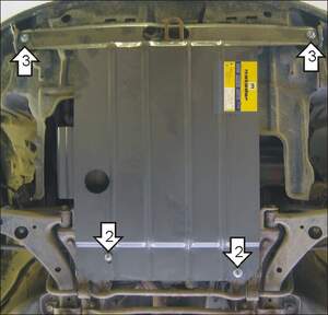 Защита MOTODOR двигателя, КПП Toyota Sprinter Carib 1995-2001 универсал Защита MOTODOR двигателя, КПП Toyota Sprinter Carib 1995-2001 универсал