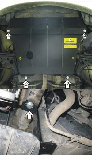 Защита MOTODOR двигателя, КПП Volkswagen Lupo  1998-2005 Хэтчбек