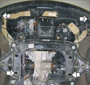 Защита MOTODOR двигателя, КПП Volkswagen Pointer 2005- Хэтчбек