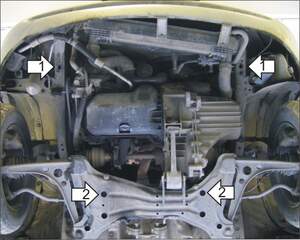 Защита MOTODOR двигателя, КПП Volkswagen Sharan  1995-2000 Вэн