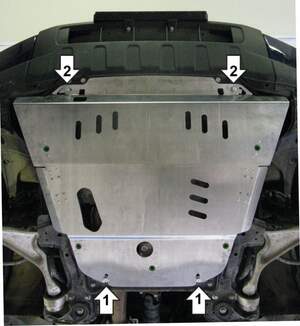 Защита MOTODOR двигателя, КПП Acura MDX  2006-2009 Внедорожник