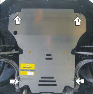 Защита MOTODOR двигателя, КПП Audi A4  2007-2015 Седан