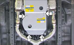 Защита MOTODOR разд.коробки Infiniti FX 35 2008-2014 Внедорожник