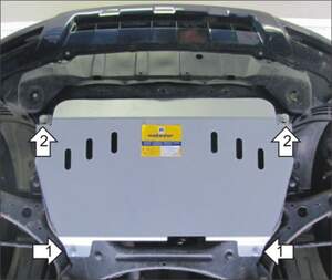 Защита MOTODOR двигателя, КПП Lexus RX 300/330/350 2003-2009 Внедорожник