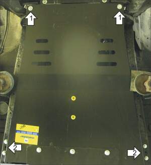 Защита MOTODOR КПП Mitsubishi L 200 2006-2015 Пикап
