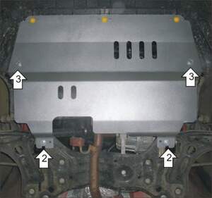Защита MOTODOR двигателя, КПП Skoda Fabia 2007-2014 универсал, Хэтчбек