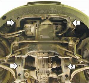 Защита MOTODOR двигателя Volkswagen Passat B5  1996-2000 Седан, универсал