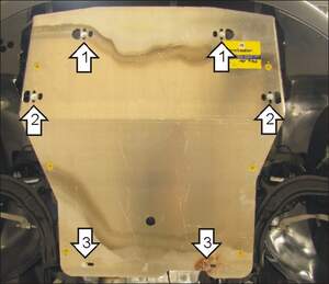Защита MOTODOR двигателя, КПП Volkswagen Transporter/Caravelle T6 2015-2018 фургон, Автобус Защита MOTODOR двигателя, КПП Volkswagen Transporter/Caravelle T6 2015-2018 фургон, Автобус