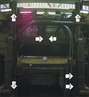 Защита MOTODOR радиатора Hyundai HD 120 2006- шасси