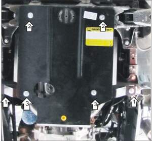 Защита MOTODOR двигателя Hyundai Porter 2012- фургон