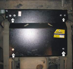 Защита MOTODOR радиатора MAN L 2000 1993-2007 шасси