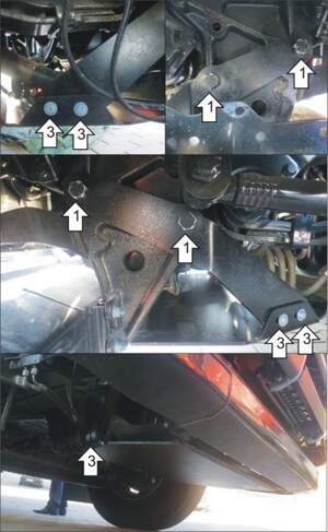 Защита MOTODOR змеевика компрессора MAN TGS 2007- шасси