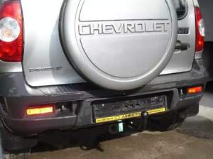 Фаркоп и эл.проводка Лидер-плюс для Chevrolet Niva 2123 NEW (BERTONE) 2009-2016 (со съемным шаром, разборное)