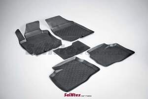 Коврики резиновые с рисунком «Сетка» HYUNDAI ELANTRA 2006-2010 «Seintex»