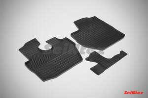 Коврики резиновые с рисунком «Сетка» HYUNDAI PORTER II 2007-2016 «Seintex»