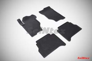 Коврики резиновые с рисунком «Сетка» KIA SORENTO I 2006-2009 «Seintex»