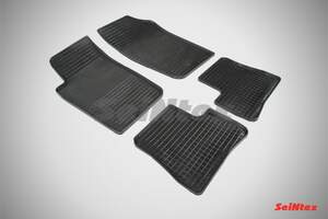 Коврики резиновые с рисунком «Сетка» PEUGEOT 206 1998-2011 «Seintex»