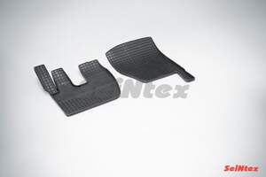 Коврики резиновые с рисунком «Сетка» RENAULT PREMIUM 1996-2018 «Seintex»