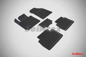 Коврики резиновые KIA SOUL II 2013-2018 с высоким бортом «Seintex»