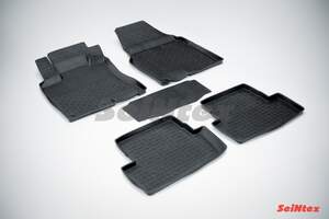 Коврики резиновые NISSAN Qashqai 2007-2014 с высоким бортом «Seintex»