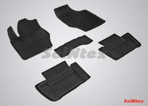 Коврики резиновые CITROEN C4 II Sedan 2011-2018 с высоким бортом «Seintex»