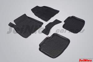 Коврики резиновые ГАЗ VOLGA SIBER 2008-2016 с высоким бортом «Seintex»