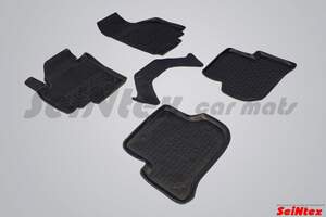 Коврики резиновые SKODA YETI 2008-2018 с высоким бортом «Seintex»