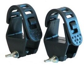 Крепление AMOS для 1 пары лыж на багажник на крышу авто, только на прямоугольные дуги