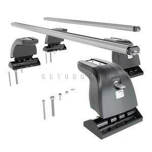 Багажник AMOS BETA на штат.места BMW 5 (F07) GT, Sedan 2009-2018 (аэродинамич.дуги с замком)