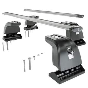 Багажник AMOS BETA на штат.места FORD Tourneo Connect; Bus 5дв 2003-2013 (дуги аэро-крыло с замком)