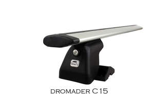 Багажник AMOS DROMADER на штат.места FORD Tourneo Courier; MPV 5дв 2013-2018 (дуги аэро-крыло)