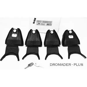 Багажник DROMADER D4 креп.за двер.проемы HONDA Fit Hatchback 5дв 2013-н.в. (аэродинамич.дуги)