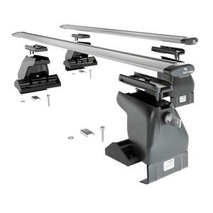 Багажник DROMADER D4 креп.за двер.проемы HONDA Fit Hatchback 5дв 2013-н.в. (дуги аэро-крыло черные)