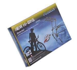 Крепление велосипеда на заднюю дверь PERUZZO New Hi-Bike для 3-х велосипедов, цвет черный (упаковка коробка)