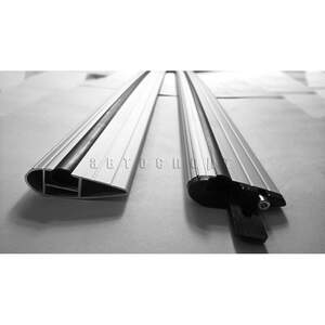 Багажные поперечины WingCarrier V1 на рейлинги PEUGEOT 4007 2007-2012 с замком, черные